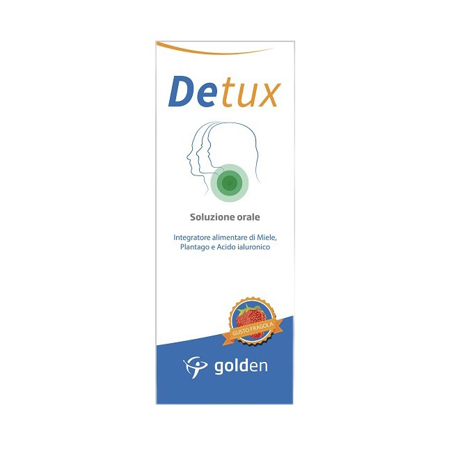 image - 971677885 - Detux Soluzione Orale Gusto Fragola 150 ml &egrave; un integratore alimentare a base di miele, Plantago e acido ialuronico, utile per l'azione emolliente e lenitiva della mucosa orofaringea. - 4869865_2.jpg