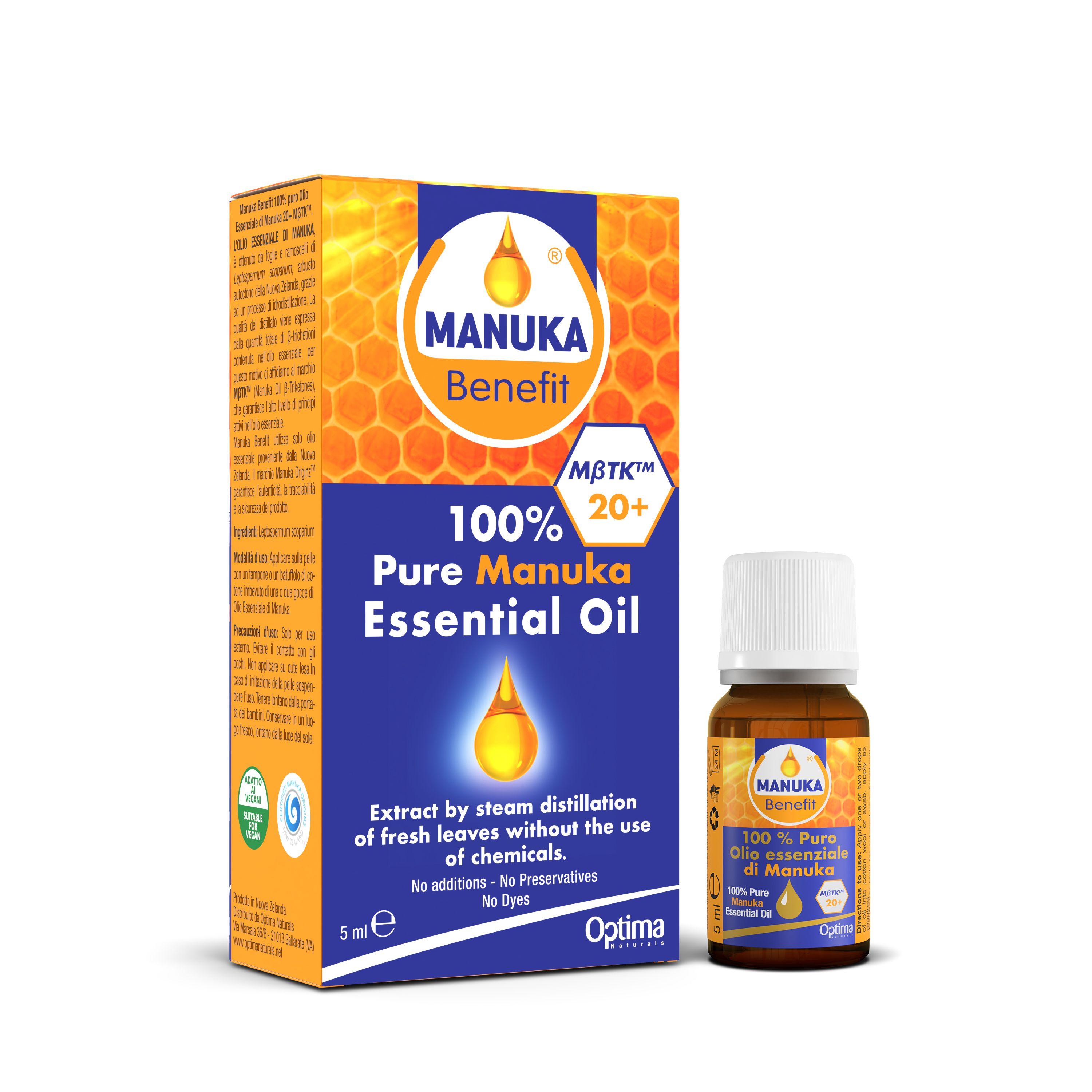 Optima Manuka Benefit Olio Essenziale Di Manuka 5ml