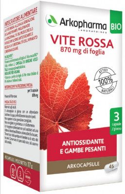 Arkocapsule Vitiven Vite Rossa Bio 45 Capsule