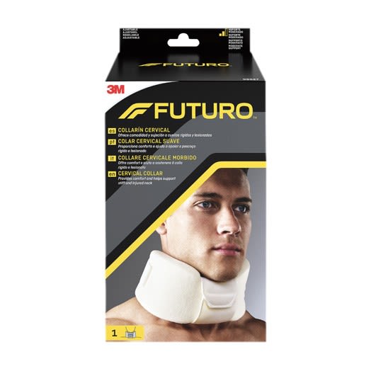 image - 930605439 - Collare cervicale morbido regolabile che offre supporto moderato per il collo rigido o lesionato, utilizzabile di giorno o notte. - 7891326_2.jpg