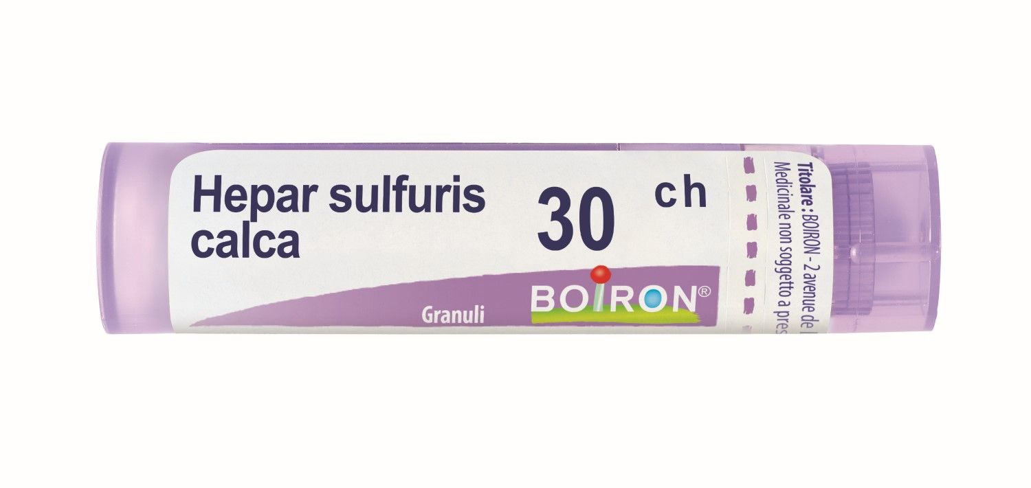 Boiron Hepar Sulfuris Calcareum 30ch 80 Granuli Contenitore Multidose