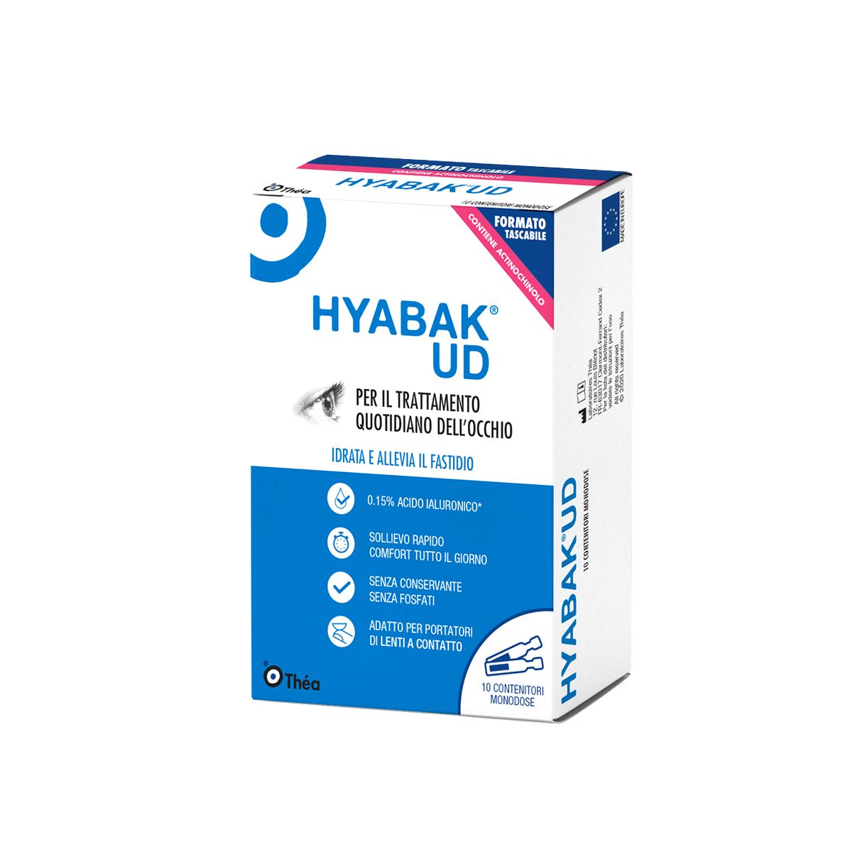 Hyabak Ud 10 Soluzione Oftalmica 10 Contenitori Monodosi