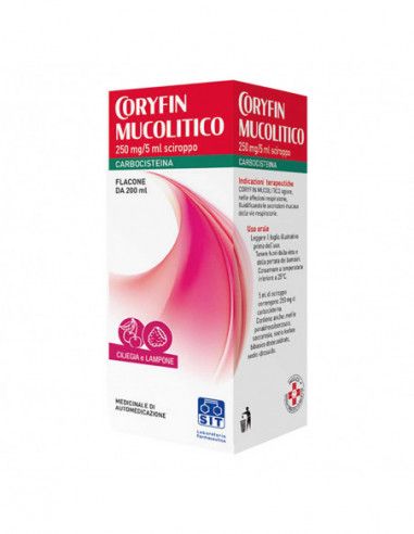 Coryfin Mucolitico 250mg/5ml Sciroppo 200ml