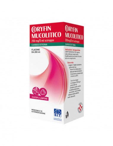 image - 025463062 - Coryfin Mucolitico 250mg/5ml Sciroppo 200ml - 1625318_2.jpg