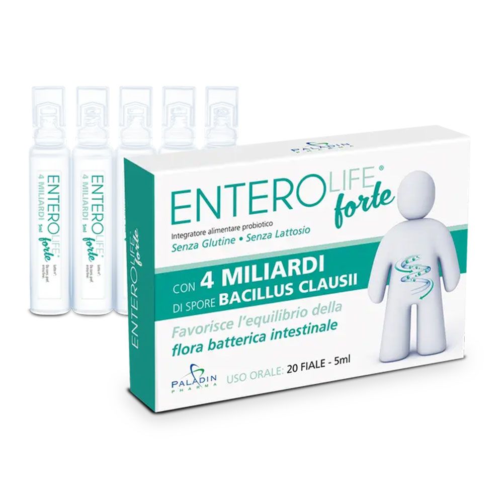 Enterolife 4 Miliardi Integratore Fermenti Lattici 20 Fiale