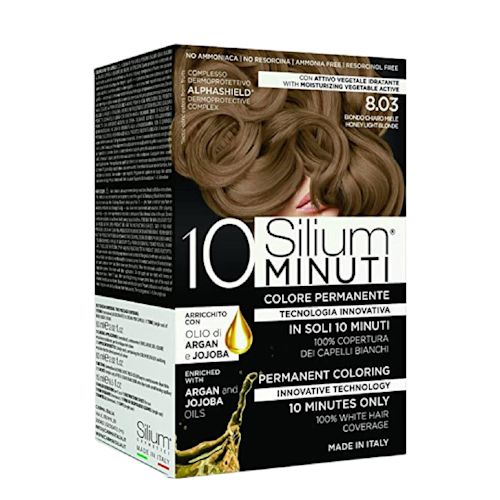 974365456 - Silium 10 Minuti Colore Permanente Biondo Chiaro Miele 8.03 135ml - 4731177_1.jpg
