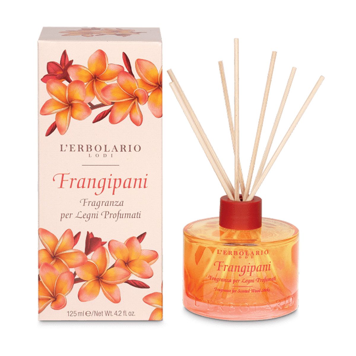 L'erbolario Frangipani Fragranza Per Legni Profumati 125ml