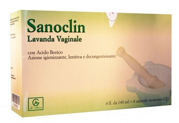 Sanoclin Lavanda Vaginale 4 Flaconcini 140ml