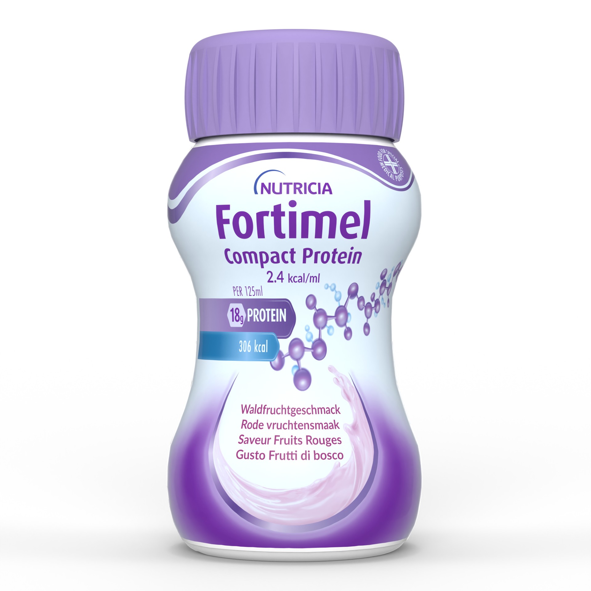 Nutricia Fortimel Compact Protein Gusto Frutti Di Bosco 4x125ml