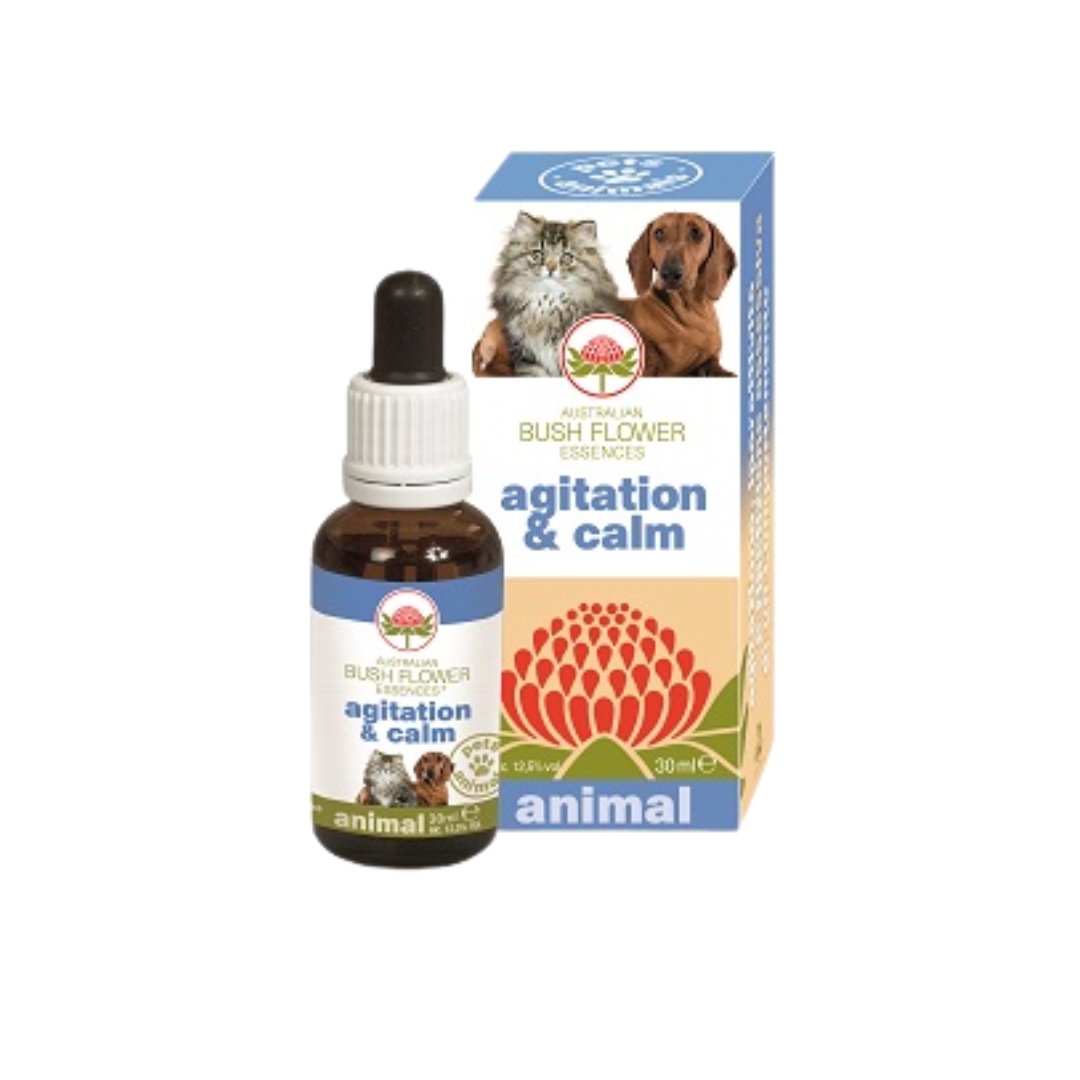 Australian Bush Flower Essences Agitation E Calm Gocce Rilassanti Per Animali 30ml