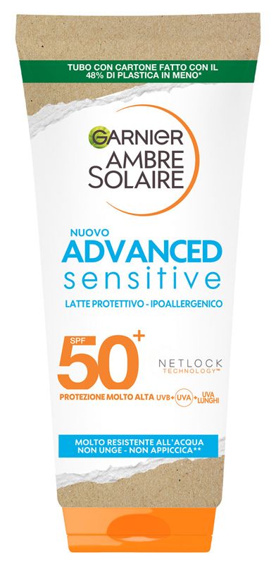 Garnier Advanced Sensitive Ambre Solaire Latte SPF 50+ 200ml