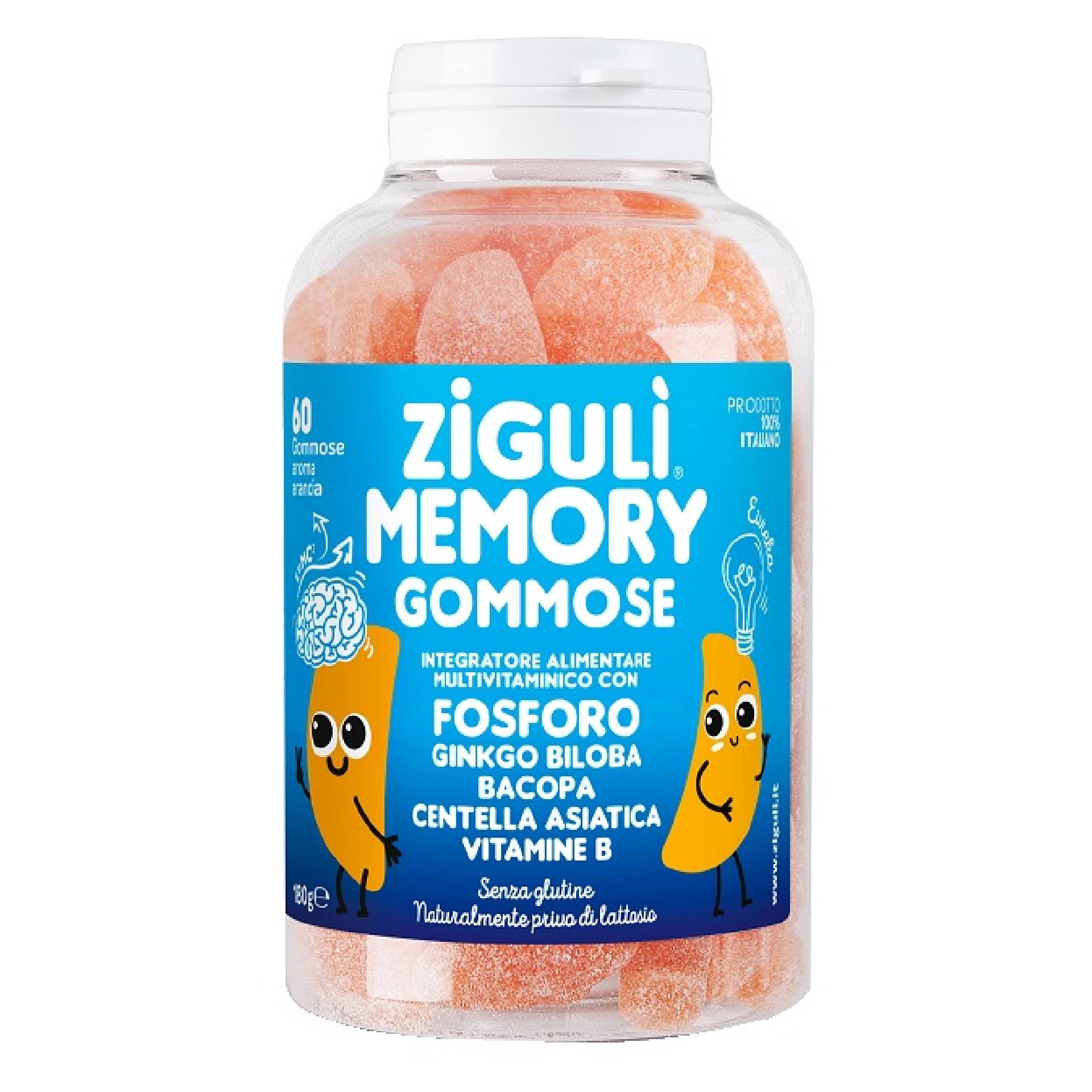 Ziguli Memory Integratore multivitamine 60 Gommose