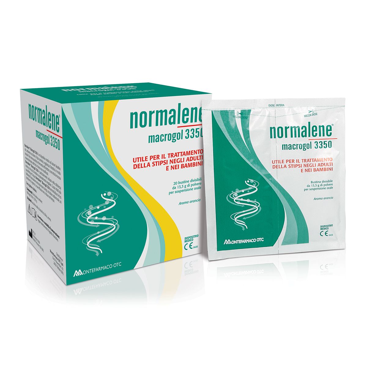 Normalene Macrogol 3350 Trattamento stipsi 20 Bustine