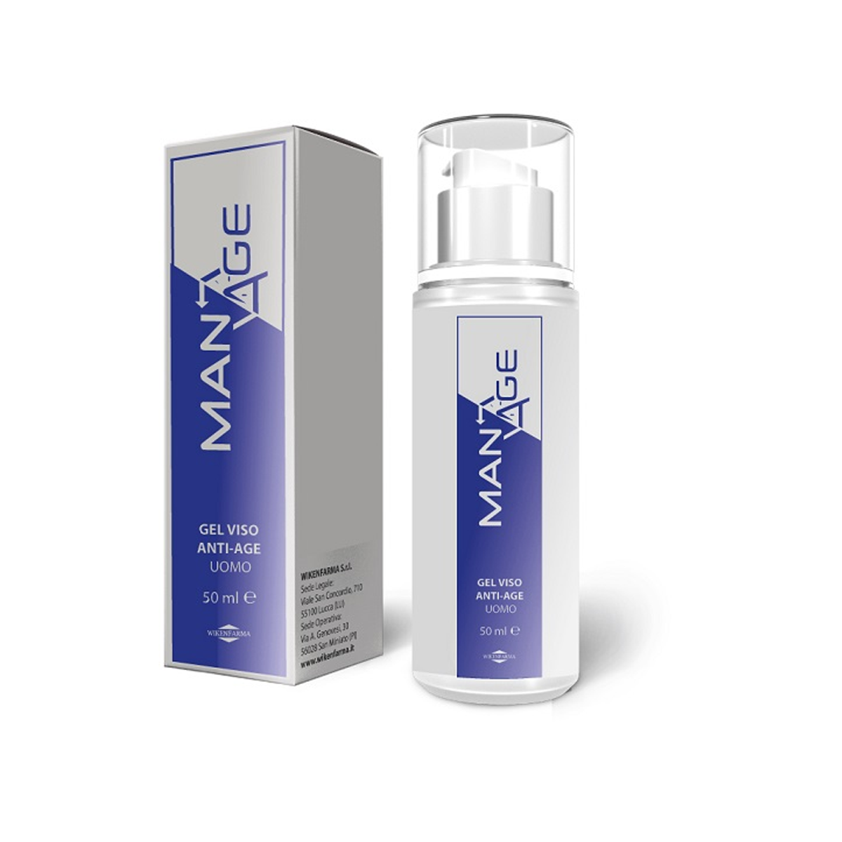 Man Age Gel Viso Antiage Uomo 50ml