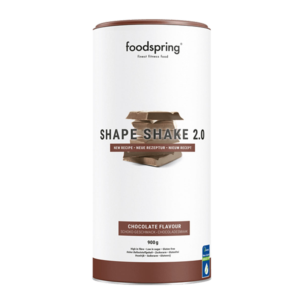 Foodspring Vegan Shape Shake 2.0 Cioccolato 900g