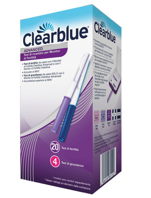 927292110 - Clearblue Ricariche per Monitor di Fertilità Avanzato Clearblue: confezione con 20 Test di Fertilità e 4 Test di Gravidanza - 7886849_2.jpg