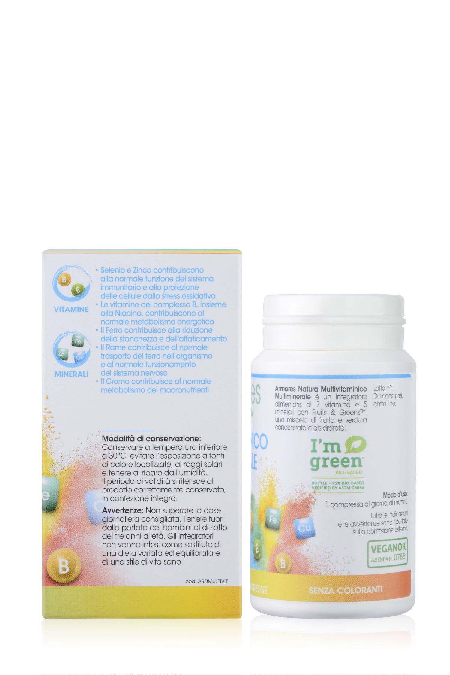 image - 941867172 - Armores Natura Multivitaminico Multiminerale Integratore 60 compresse - 4725296_5.jpg