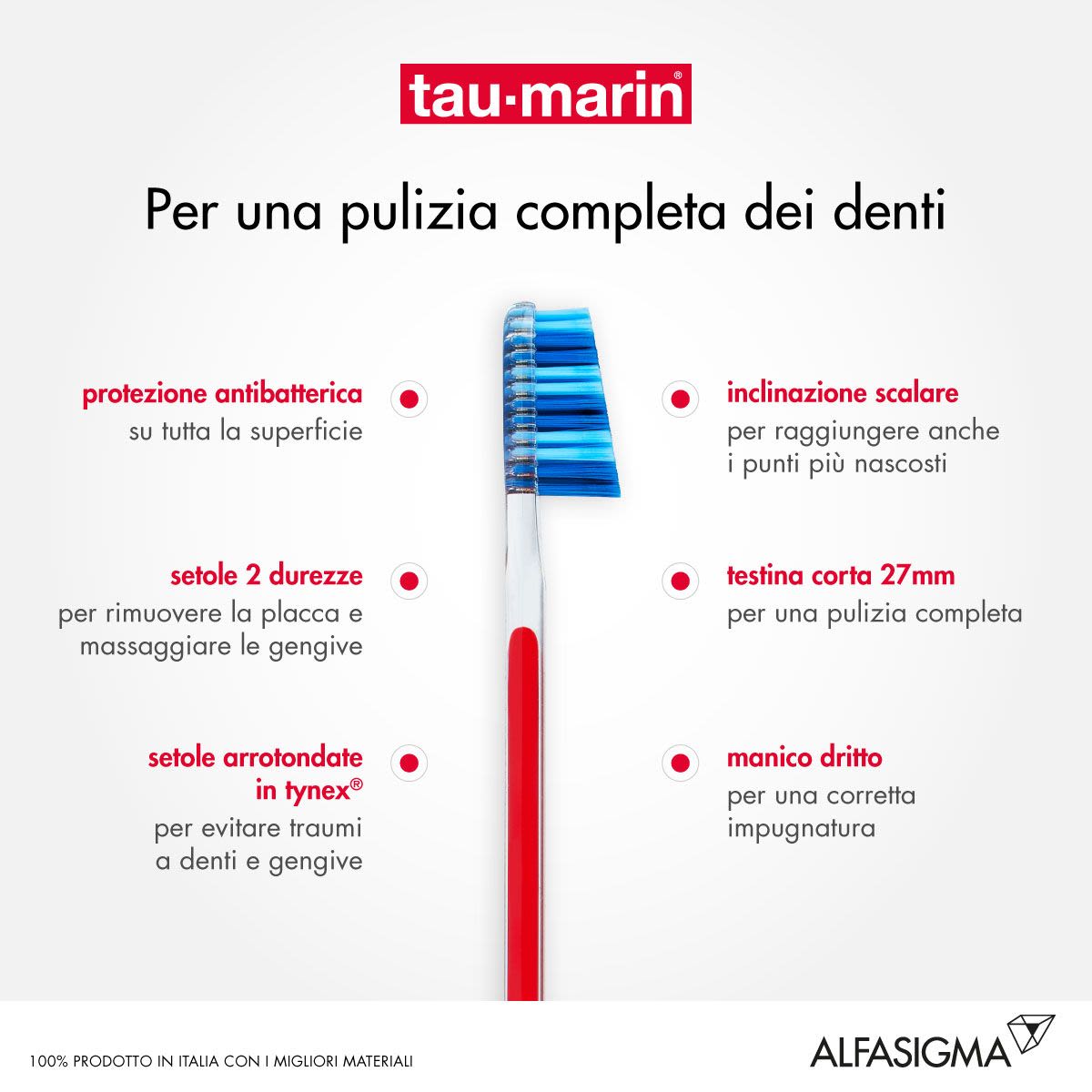 image - 981354071 - Tau-Marin Spazzolino Professional 27 Morbido con Antibatterico - 4707896_4.jpg