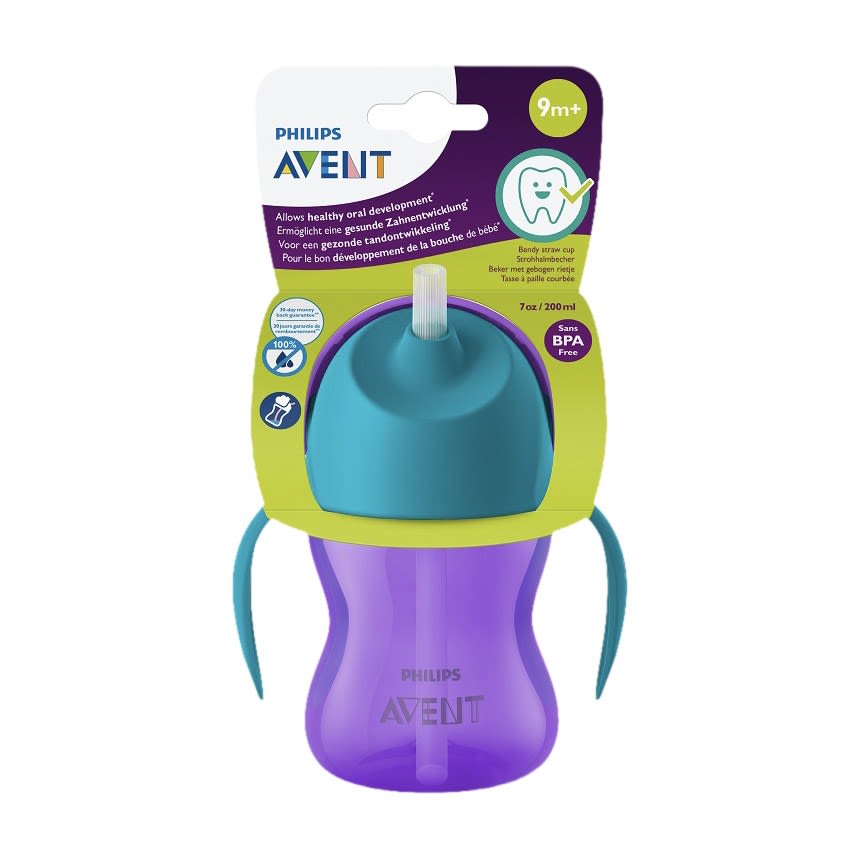 image - 972475495 - Tazza con cannuccia flessibile da 200 ml, ideale per bambini di 9 mesi e oltre, progettata per facilitare i primi sorsi autonomi. - 4872121_2.jpg