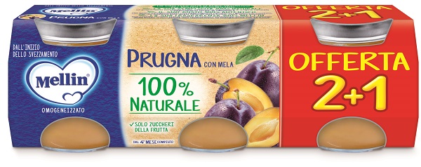 Mellin Omogeneizzato Prugna 3x100g