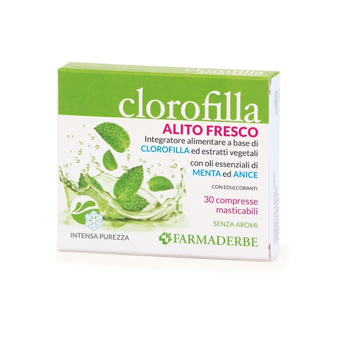 Clorofilla Breath Purifing Integratore Alitosi 30 Compresse Masticabili