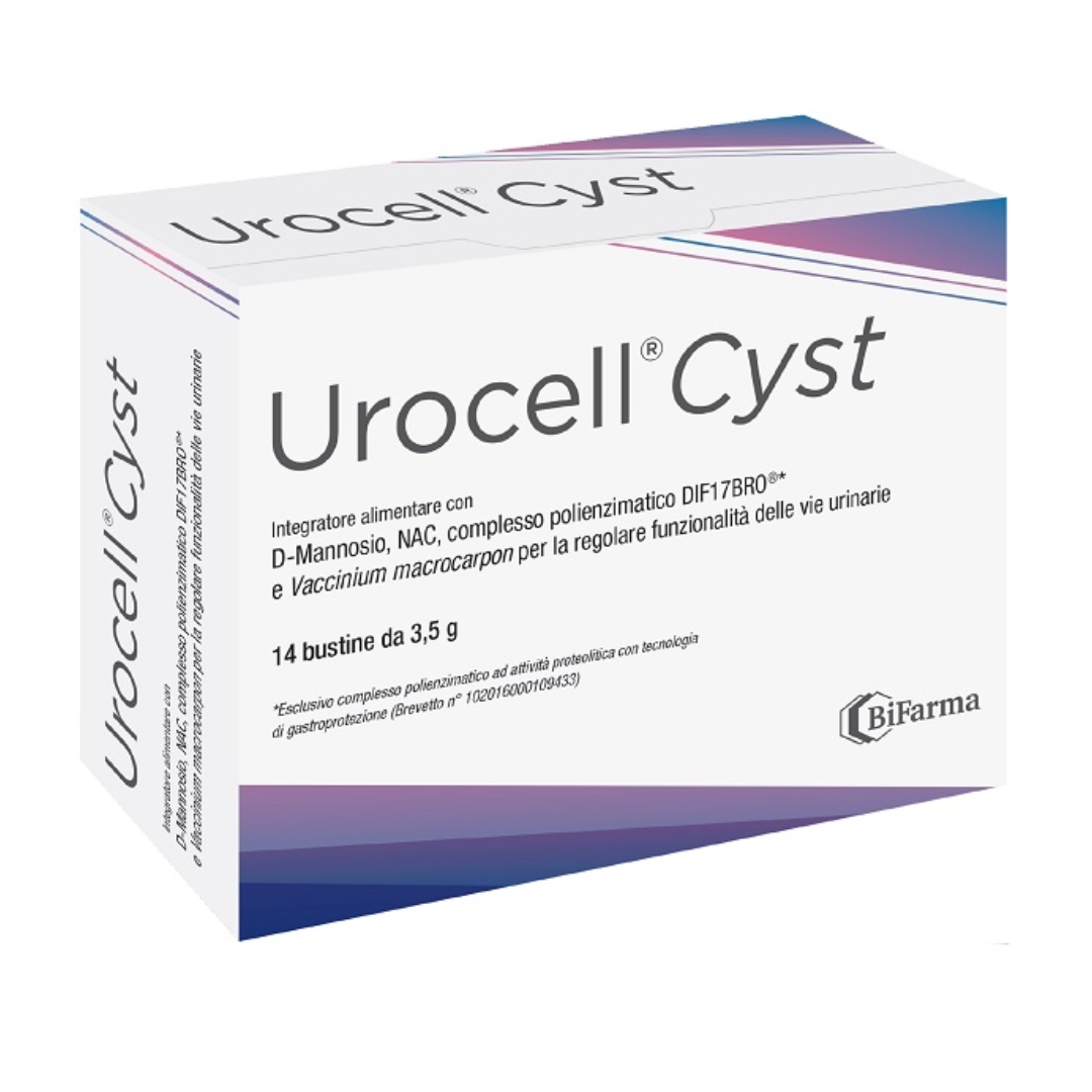 Urocell Cyst Integratore Vie Urinarie 14 Bustine