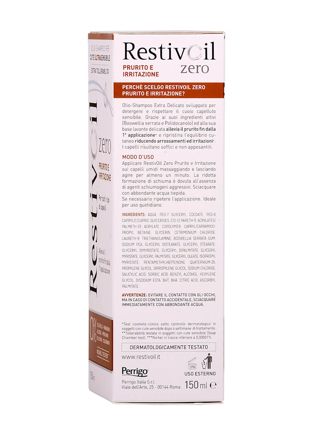 926891957 - Restivoil Zero Prurito e Irritazione Shampoo tutti tipi di capelli 150ml - 7894655_5.jpg