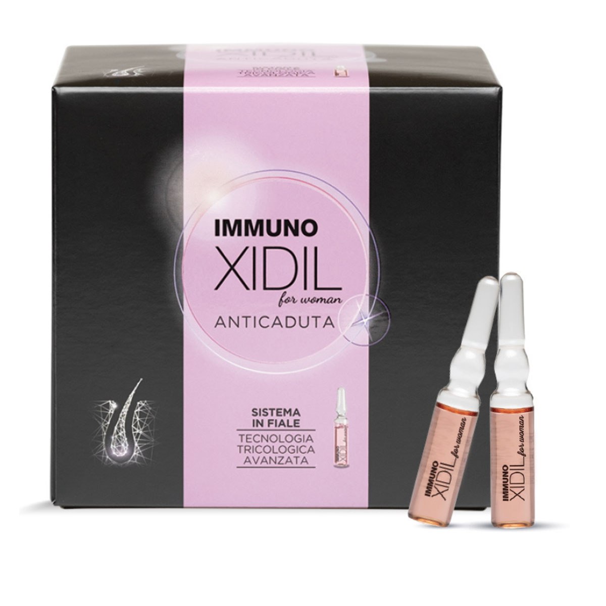 Immunoxidil Donna Trattamento rinforzante 15 Fiale