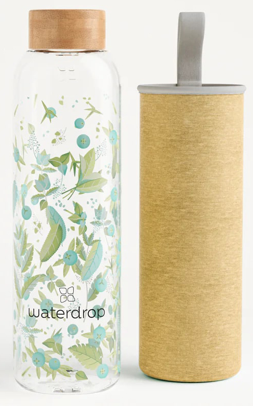 waterdrop clean bottiglia vetro 600ml uomo