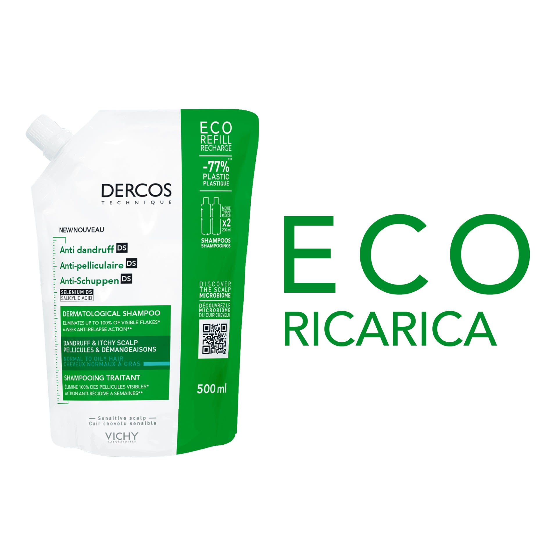 image - 984622922 - DERCOS ECO RICARICA SHAMPOO ANTI FORFORA 500 ML - 4740983_8.jpg