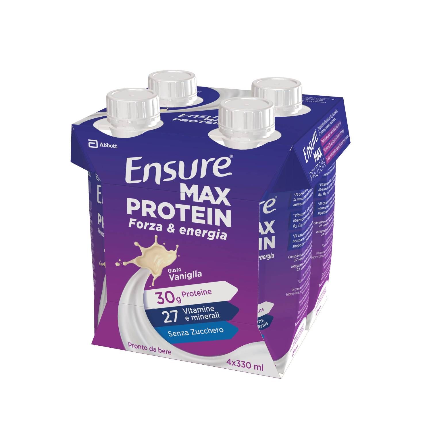 Ensure Max Protein Vaniglia Bevanda Proteica 4 X 330ml