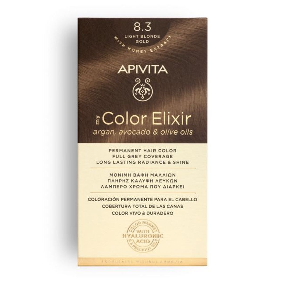 Apivita My Color Elixir Tinta Capelli 8.3 Biondo Chiaro Dorato