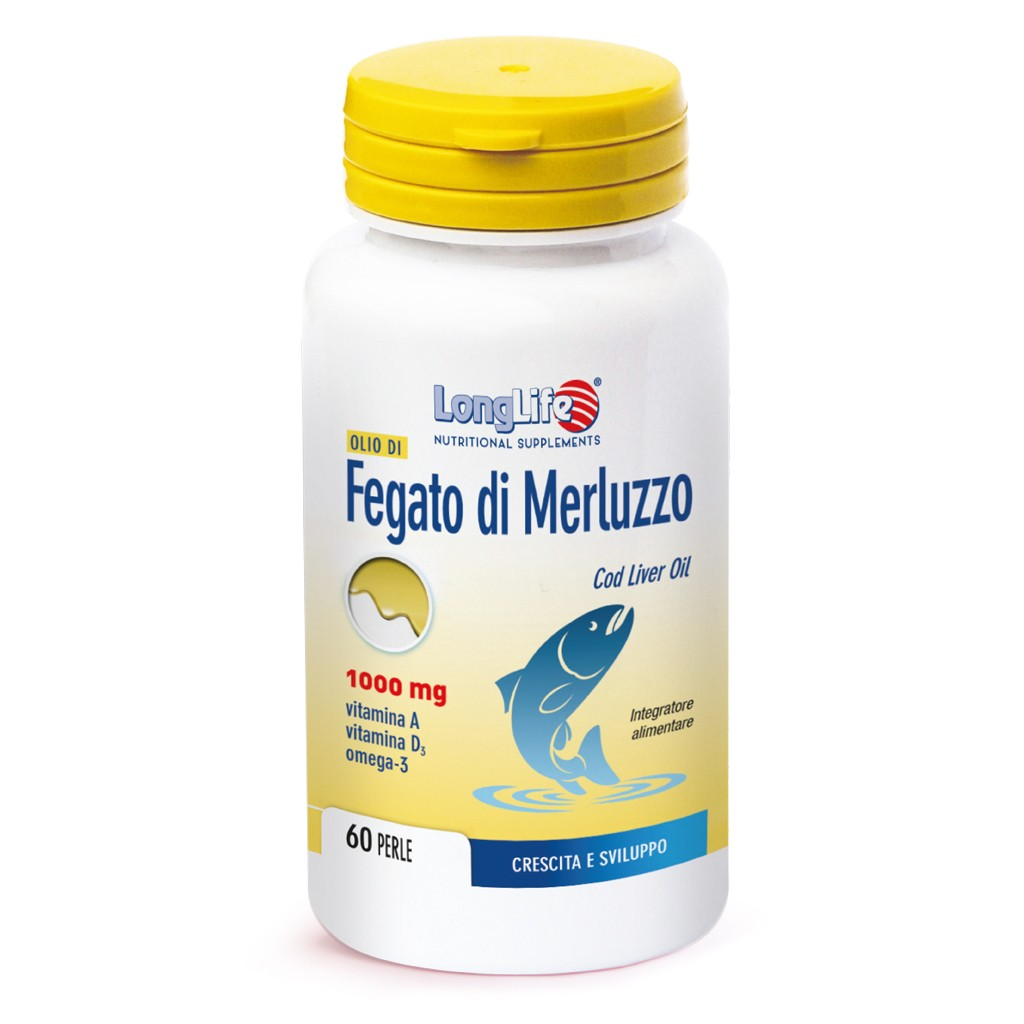 Longlife Olio Fegato Di Merluzzo 1000mg 60 Perle