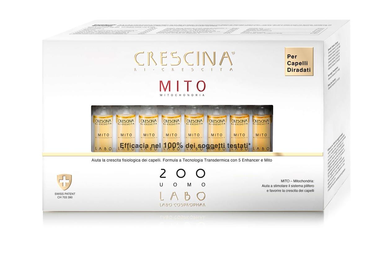 Crescina Mito Ri-crescita Capelli Uomo 200 40 Fiale