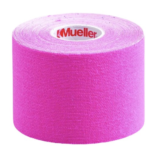 image - 924925528 - Benda adesiva elastica rosa da 500x5 cm per kinesilogia, realizzata in cotone 100%, traspirante ed elastica, priva di lattice, da applicare sotto supervisione professionale. - 0007072_2.jpg