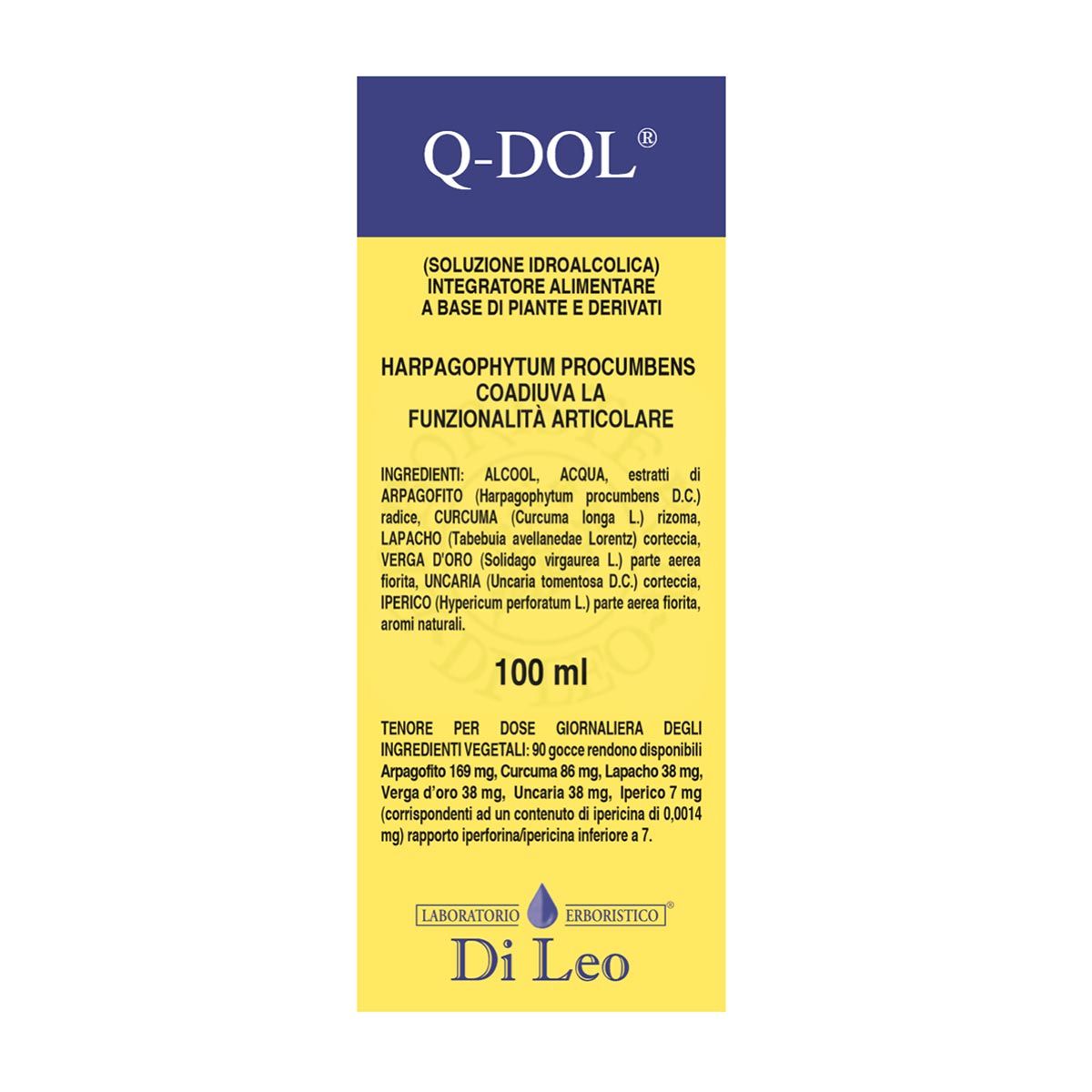 Q Dol Integratore Articolazioni 50ml