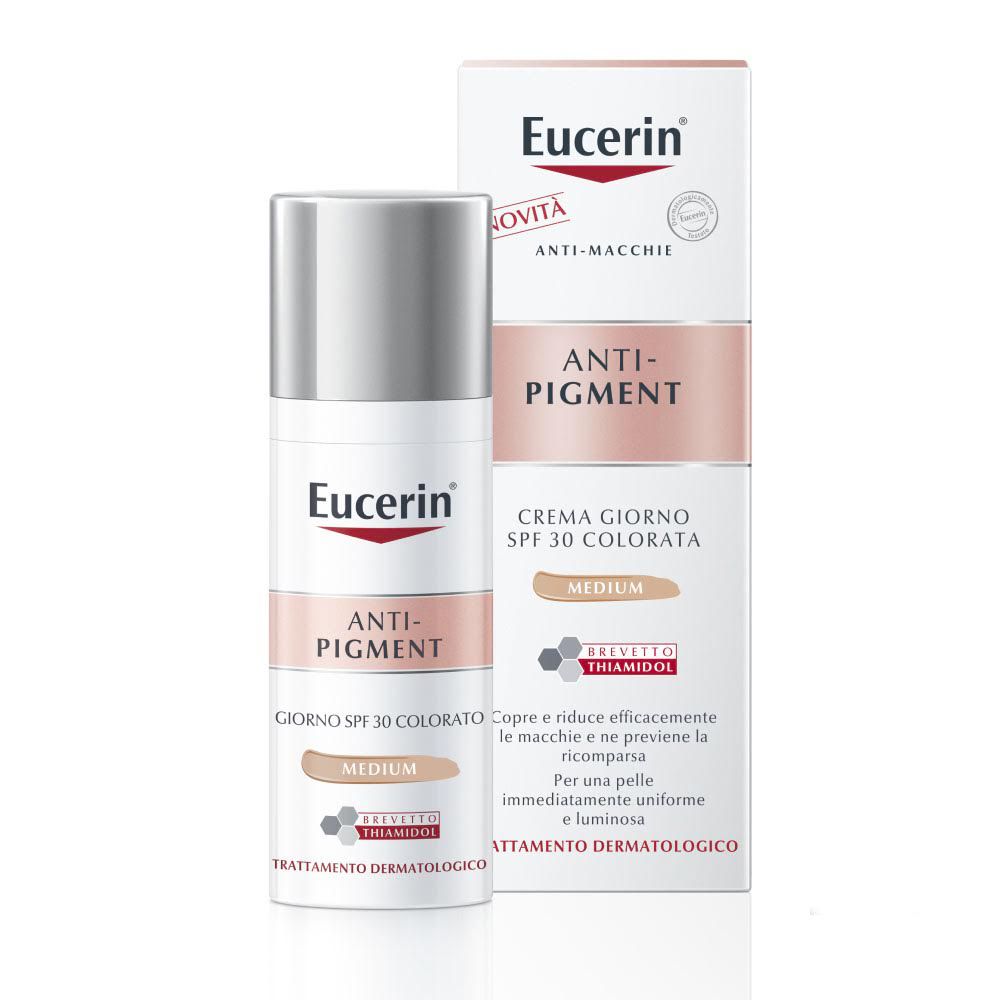 Eucerin Anti-pigment Crema Giorno Colorata Medium SPF 30 50ml