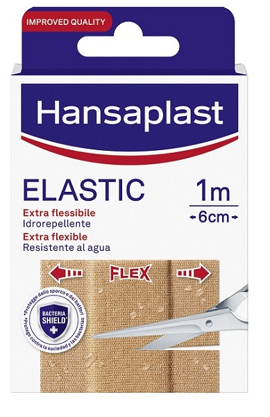 Hansaplast Elastic Extra Flessibile Cerotto In Striscia 6cmx1m 10 Pezzi