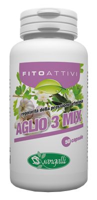 Fitoattivi Aglio 3 Mix Integratore 50 Capsule