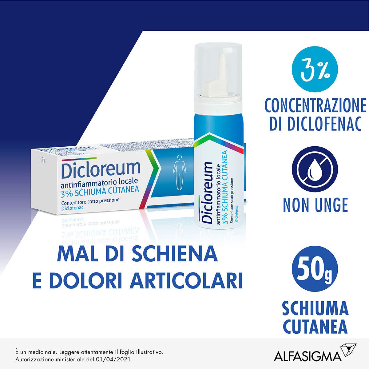 042685040 - Dicloreum Antinfiammatorio Locale 3% schiuma cutanea 50g - 7866925_4.jpg