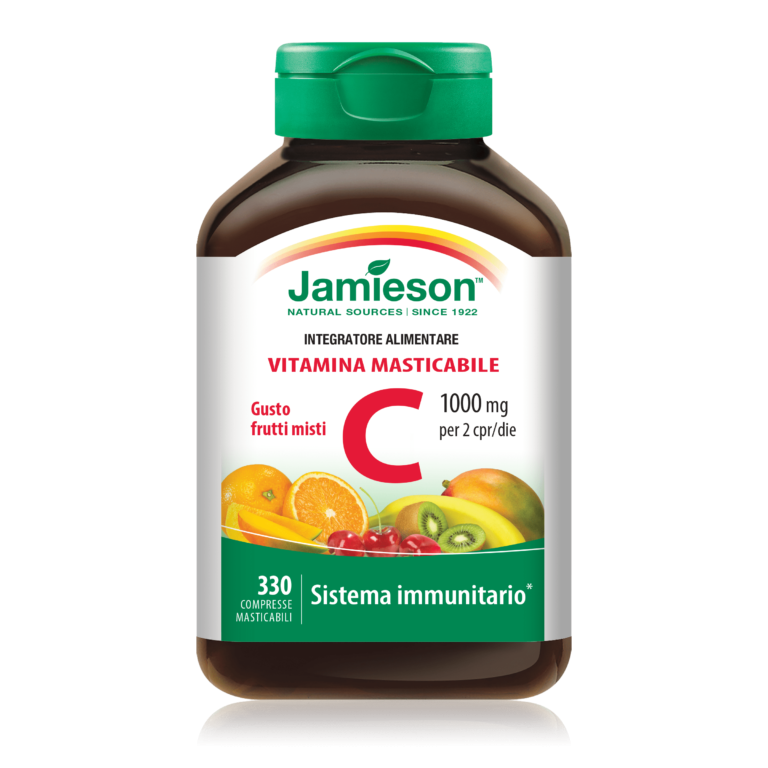 Jamieson Vitamina C Gusto Frutti Misti 330 Compresse Masticabili