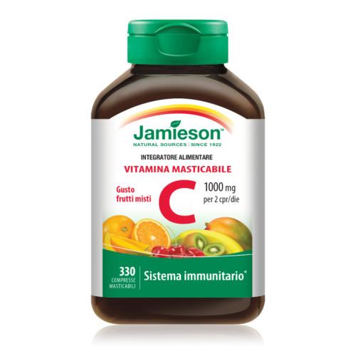 980430235 - Jamieson Vitamina C gusto Frutti misti 330 compresse masticabili - 4736262_1.jpg
