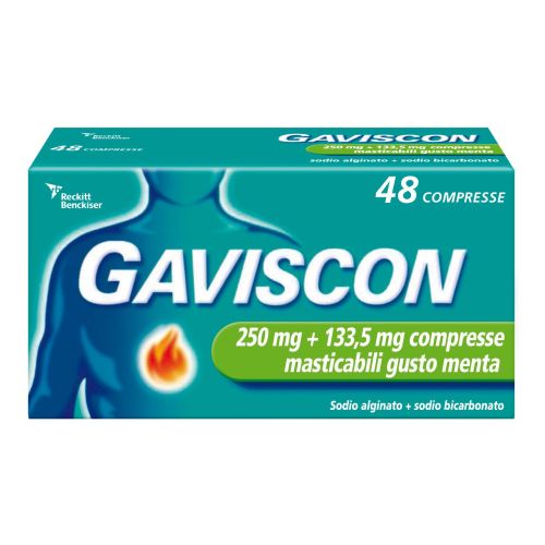 024352181 - Gaviscon 250mg+133.5mg Antiacido 48 compresse masticabili gusto menta - 7891745_1.jpg
