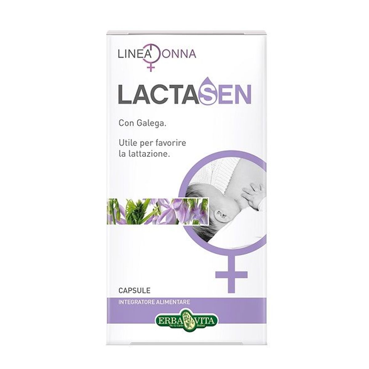 Erba Vita Lactasen Integratore Allattamento 45 Capsule