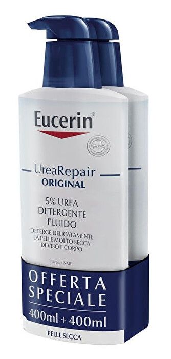 Eucerin Urea 5% Detergente Bi-pacco 400ml+400ml