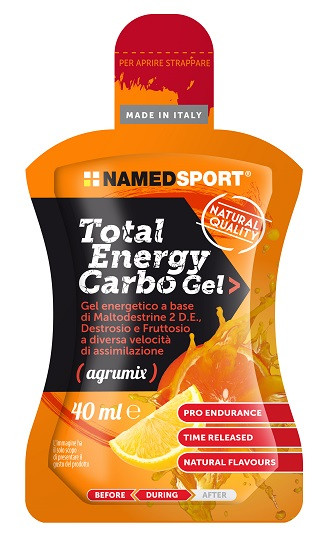 Named Sport Total Energy Carbo Gel Agrumix Integratore 40ml