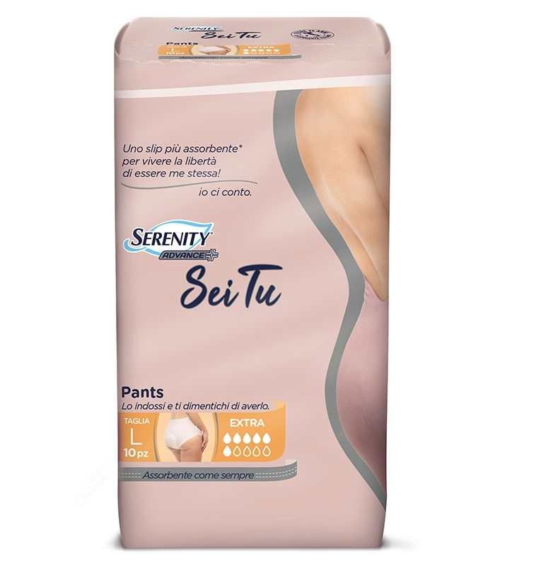 Serenity Advance Sei Tu Pannolone A Mutandina Extra Taglia L 10 Pezzi