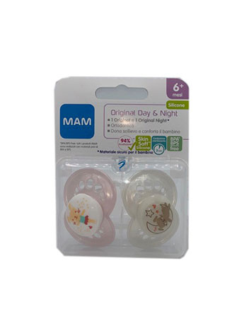 Mam Original 6+ Silicone Daynight Doppio Femmina