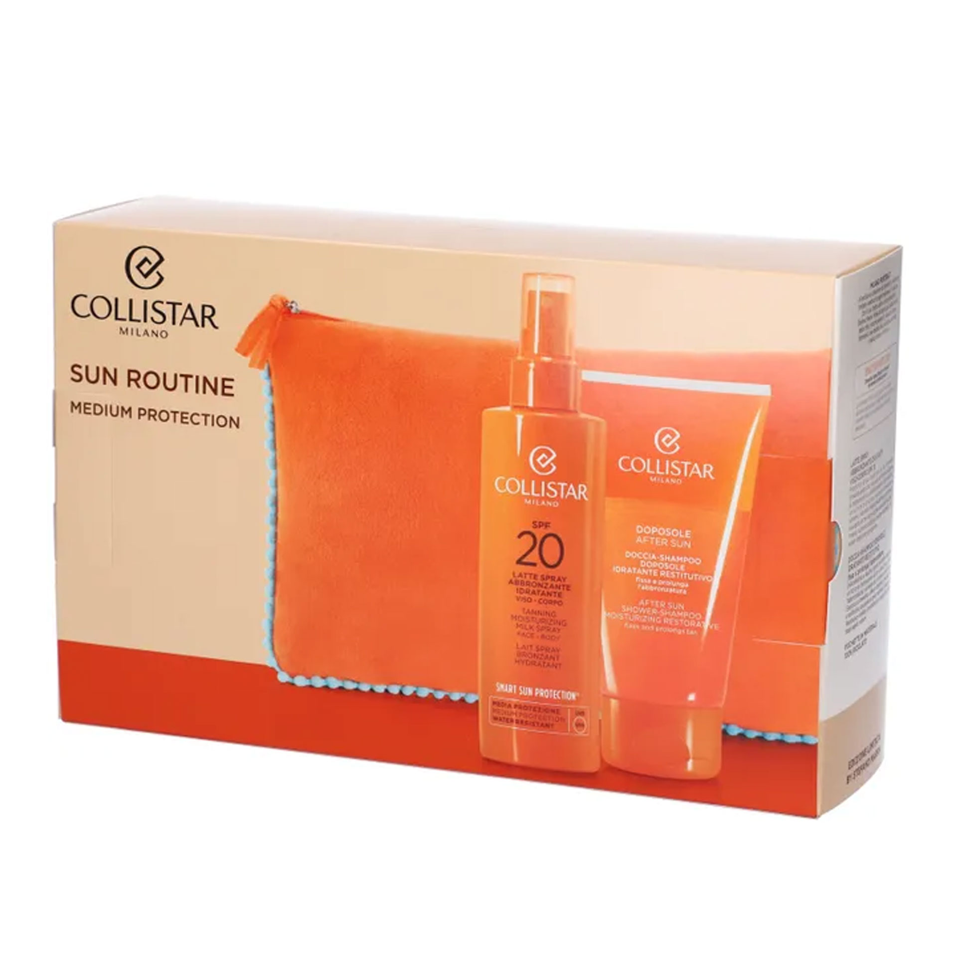 image - 987860537 - KIT SOLARI 2024 LATTE SPRAY SPF 20 200 ML + DOCCIA 150 ML + POCHETTE - 4756259_1.jpg