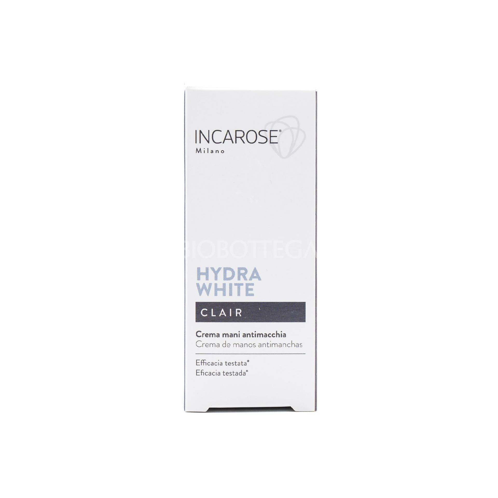 Incarose Clair Hydra White Crema idratazione mani Anti-macchia 50ml